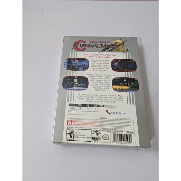 Bloodstained Curse Of The Moon 2 Classic Edition Switch LRG NEW SEALED - Picture 2 of 4